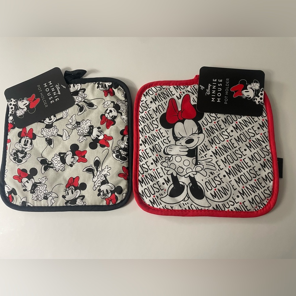 Disney Minnie Mouse Pot Holders Set